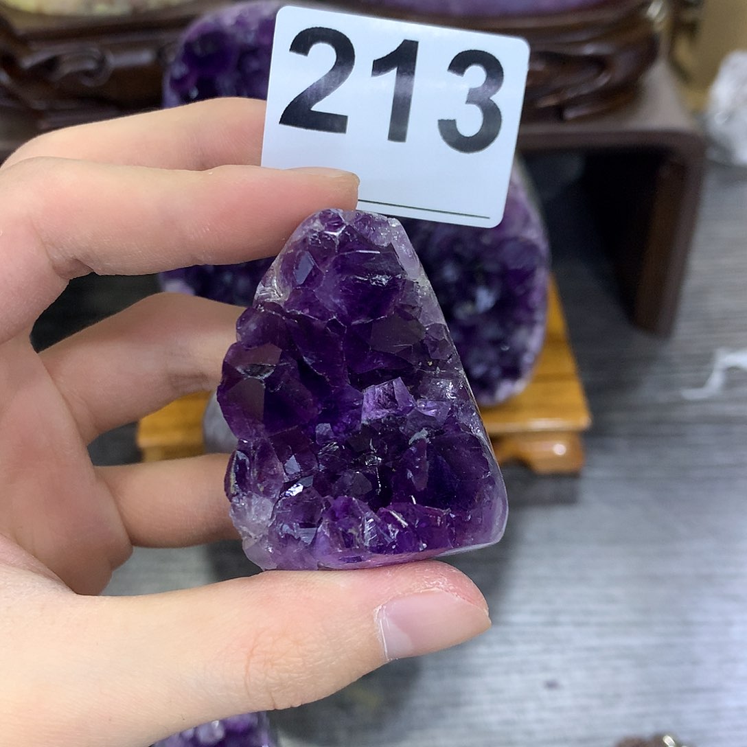 紫晶珠宝半成品未镶嵌213
