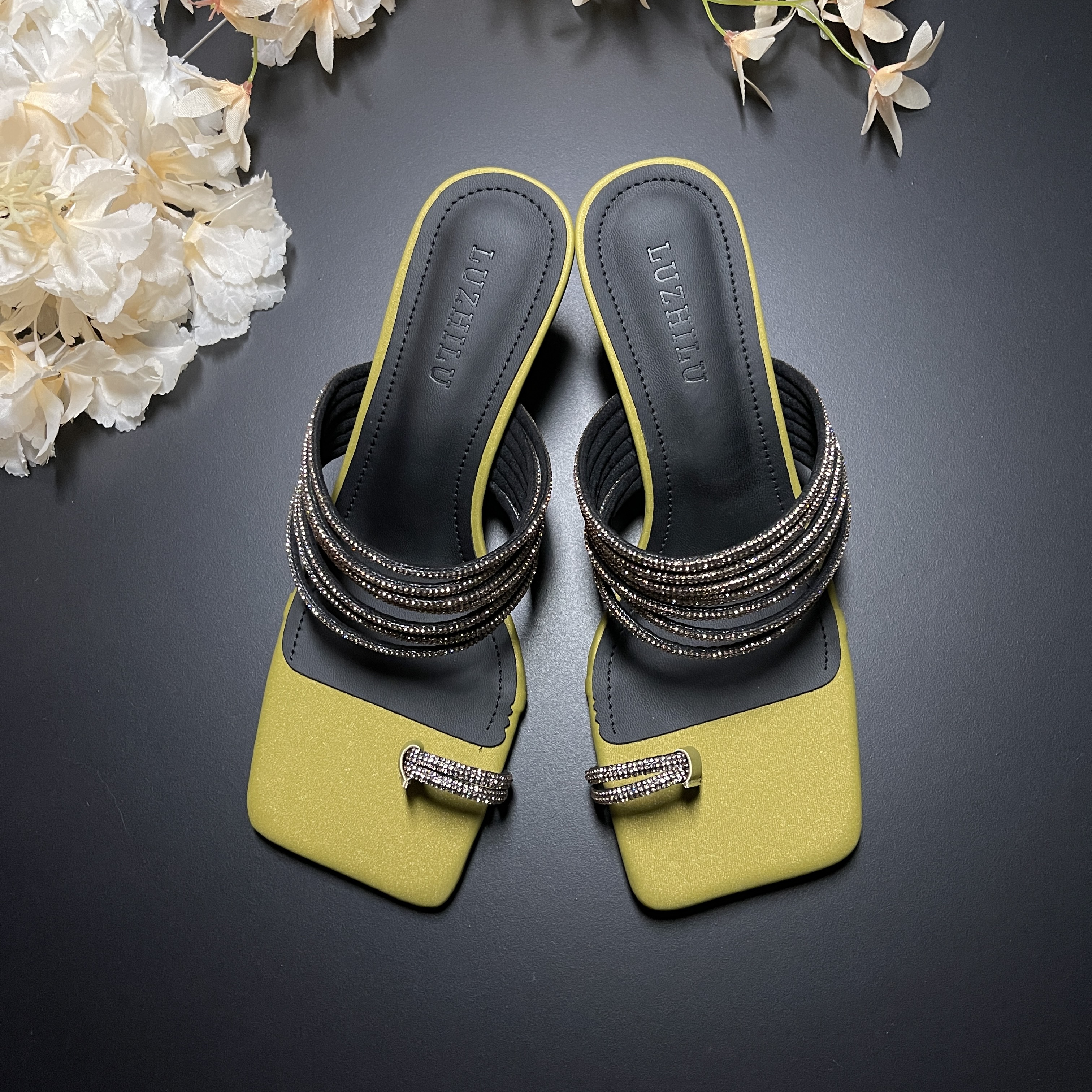 小鹿家（上选编码，下选尺码）以直播间为准下单   新款夏季凉拖跟鞋