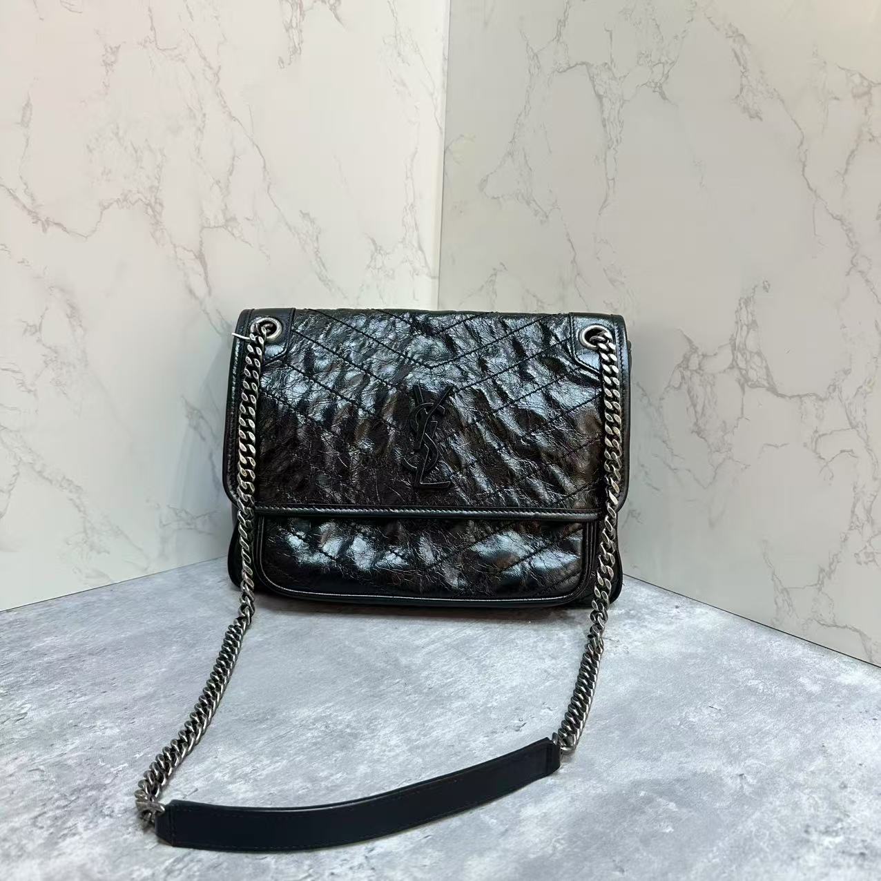 95新 YSL/圣罗兰 乱乱子中古/女士/单肩包/107957