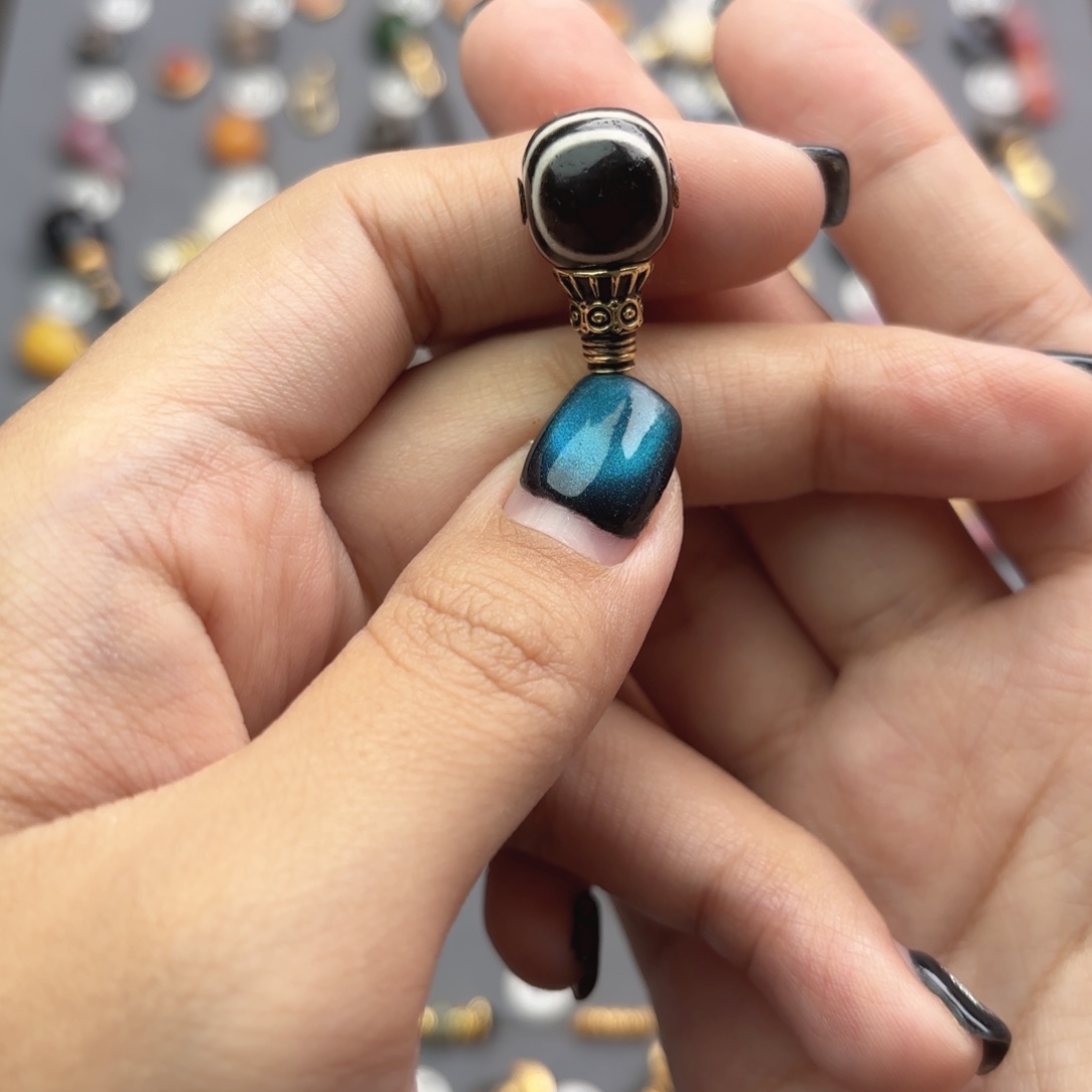 玛瑙/玉髓未镶嵌文玩配饰适配4-8mm的串