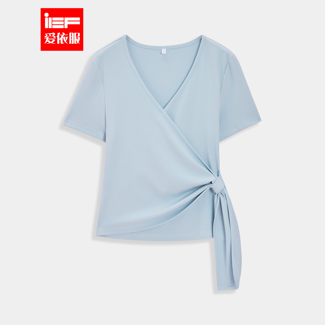 IEF/爱依服2025夏季新款韩版温柔小女人气质设计感通勤上衣流光风