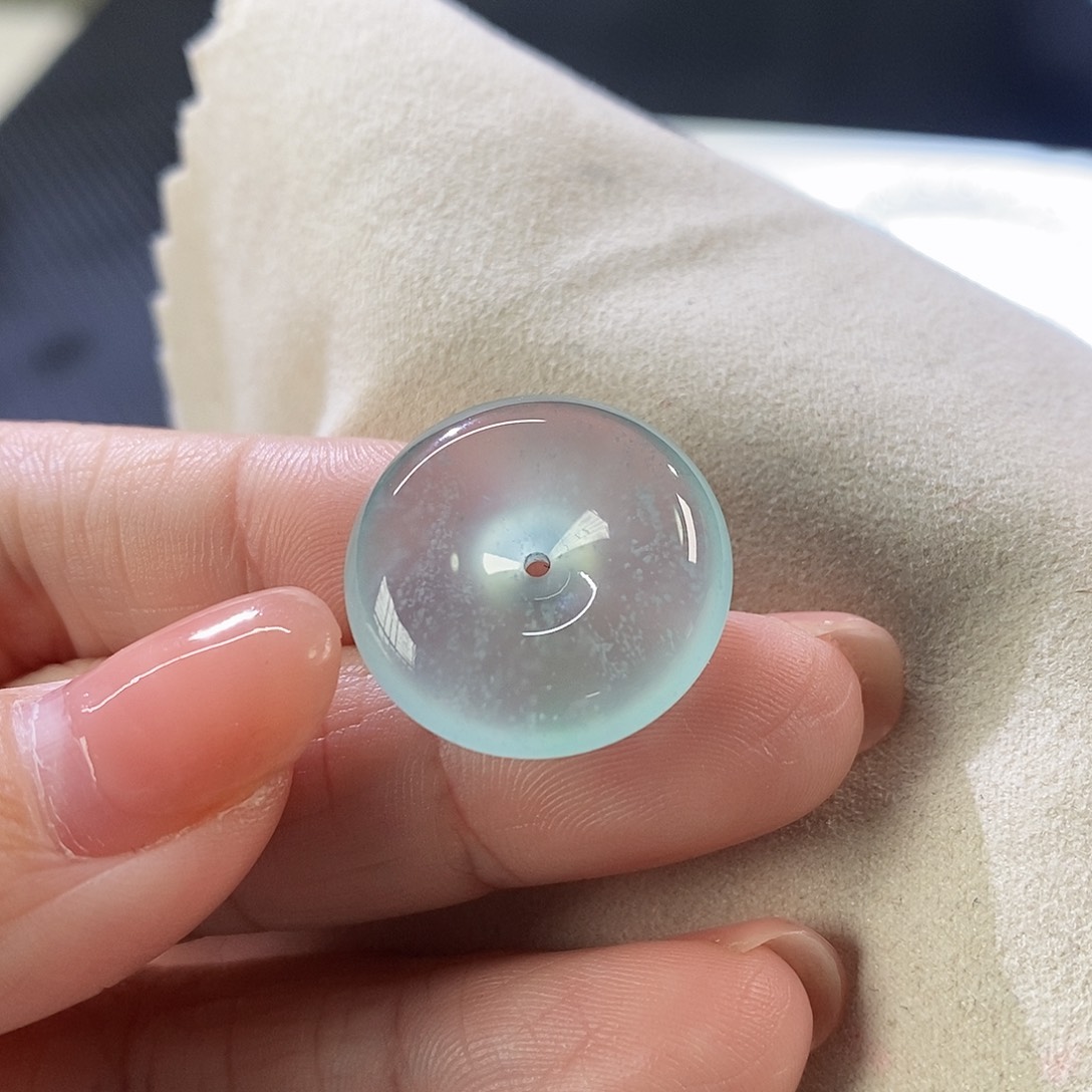 翡翠挂件未镶嵌孙***0平安扣尾款