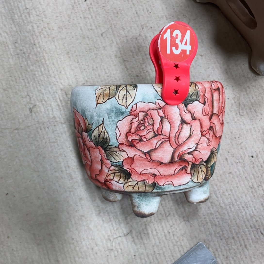 紫砂花盆月*儿陶瓷多肉花盆瑕疵