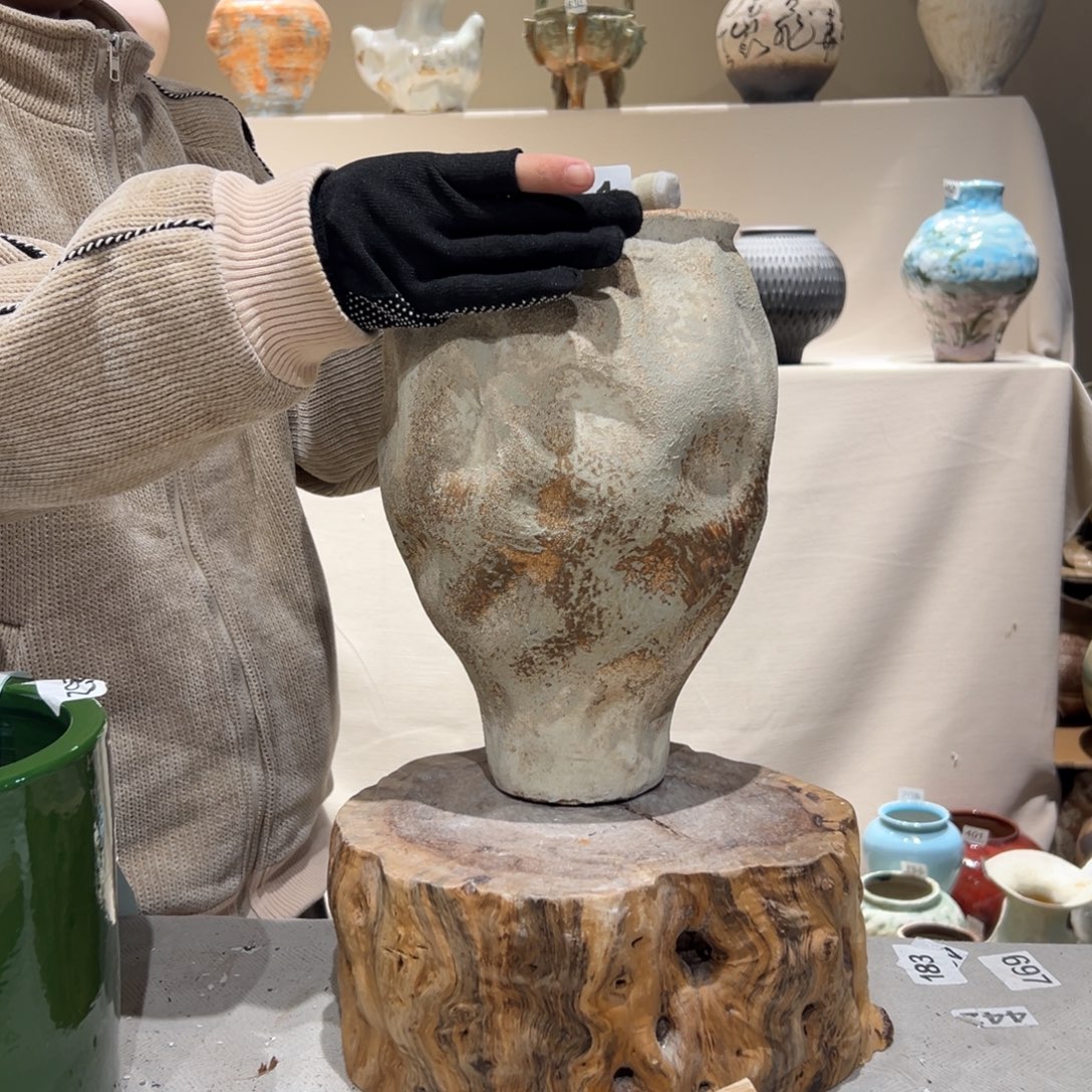 景德镇高温陶瓷451花瓶摆件花瓶摆件