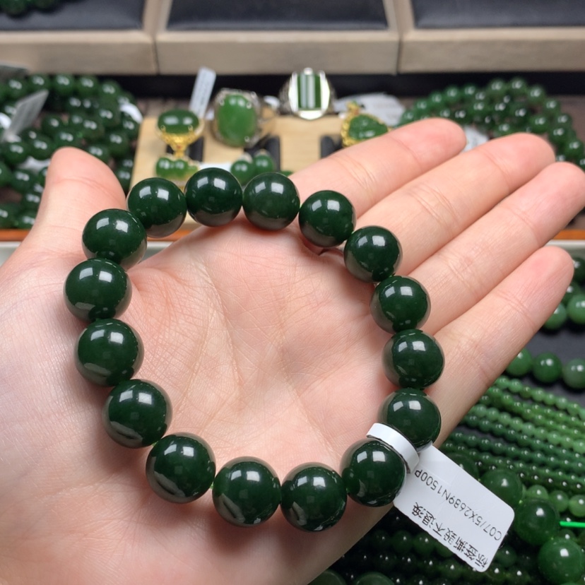 【闪购商品】和田玉（碧玉）手串未镶嵌W*N