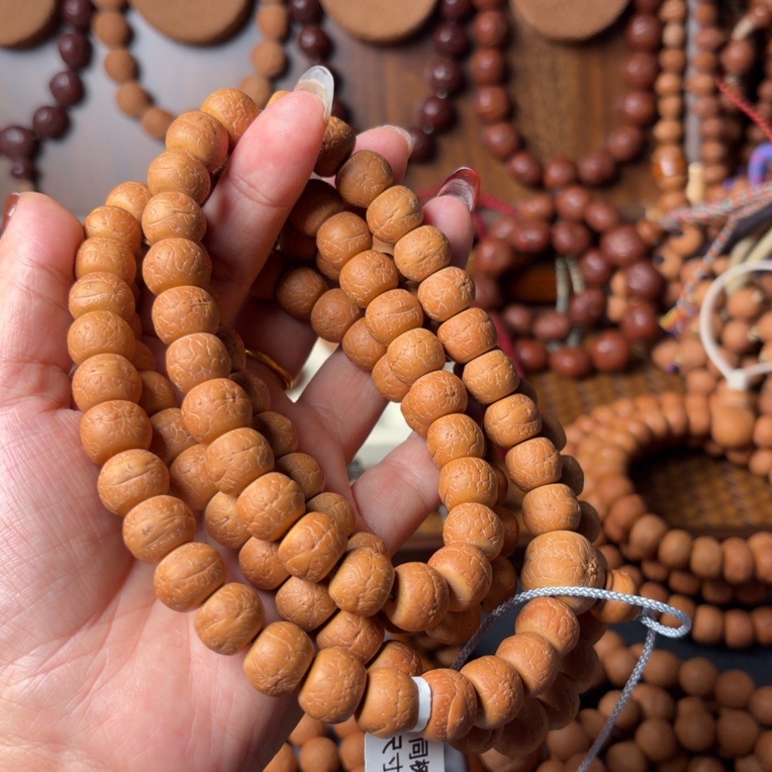 凤眼菩提手串精工藏式，桩高1.0