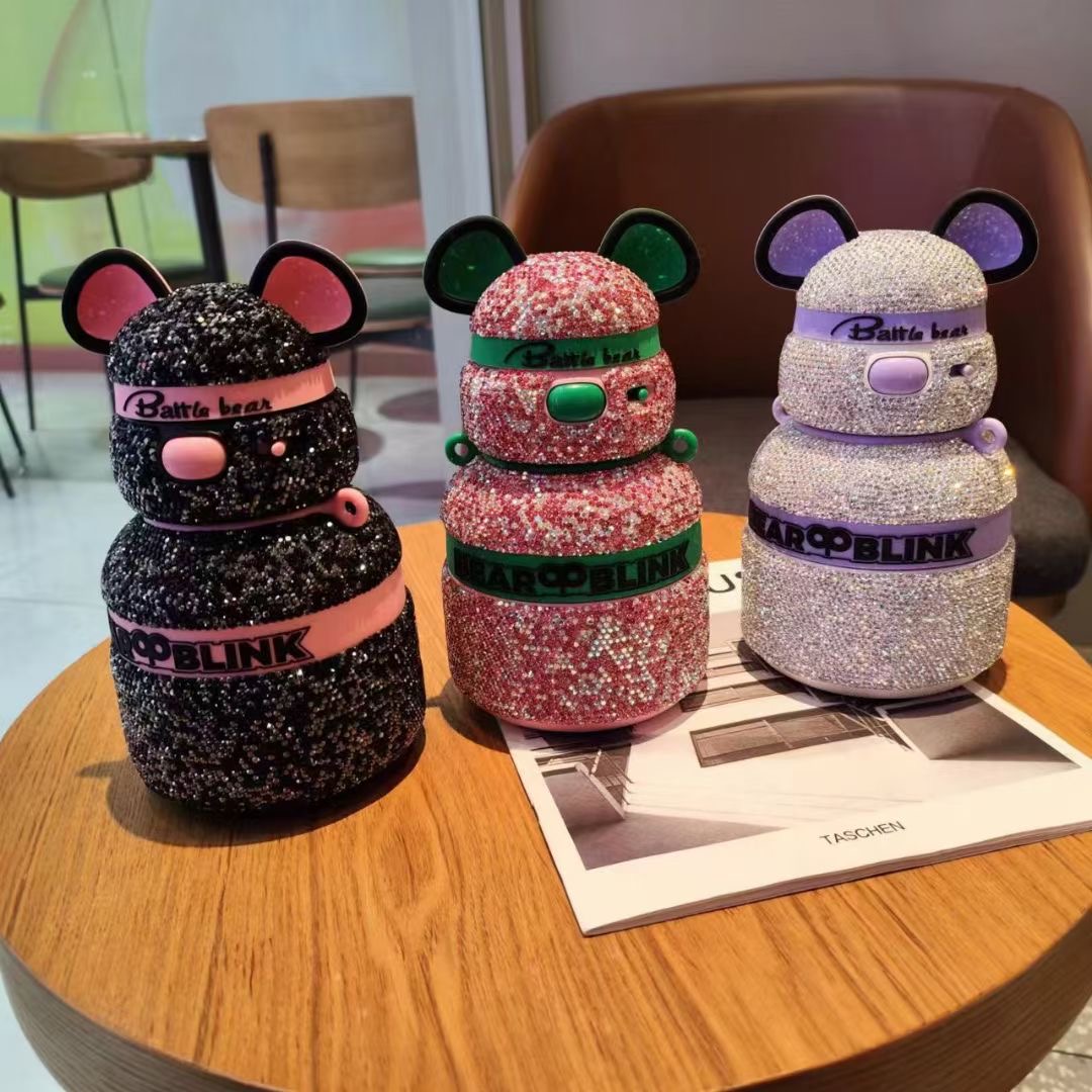 重工轻奢时尚网红手工满钻镶钻保温杯礼物