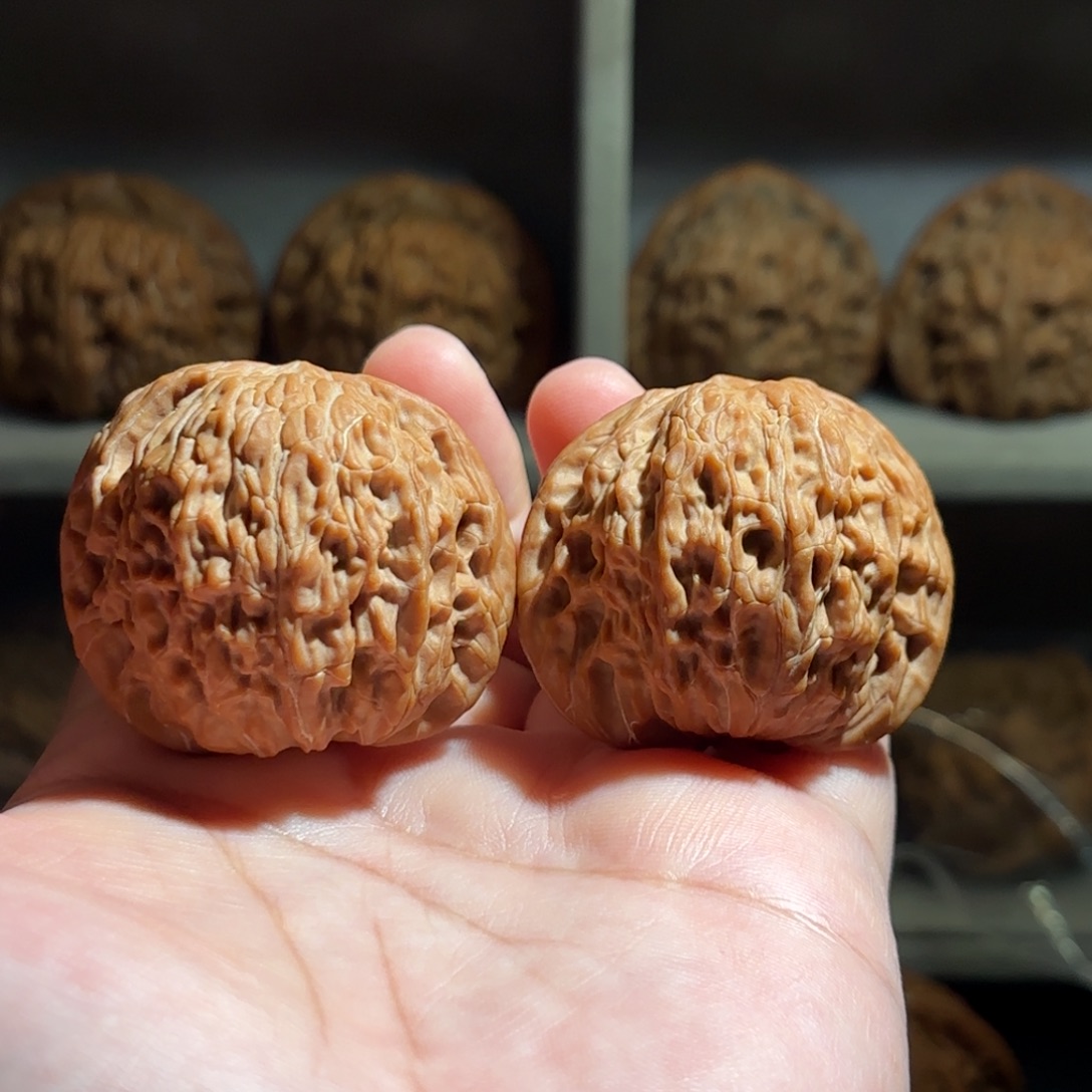 捷***克把件文玩核桃41全品山地磨