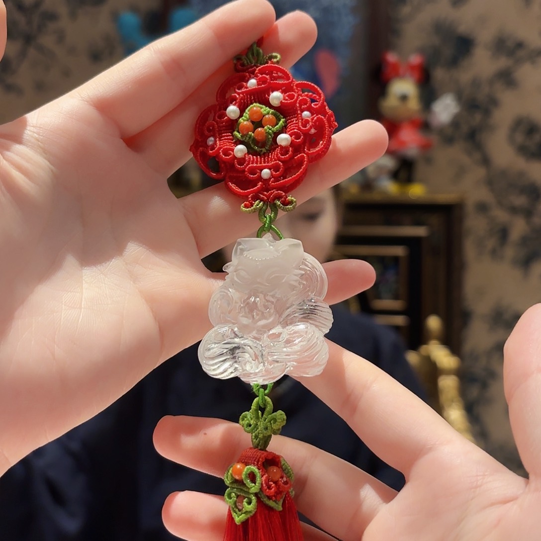 颈饰未镶嵌水晶挂件