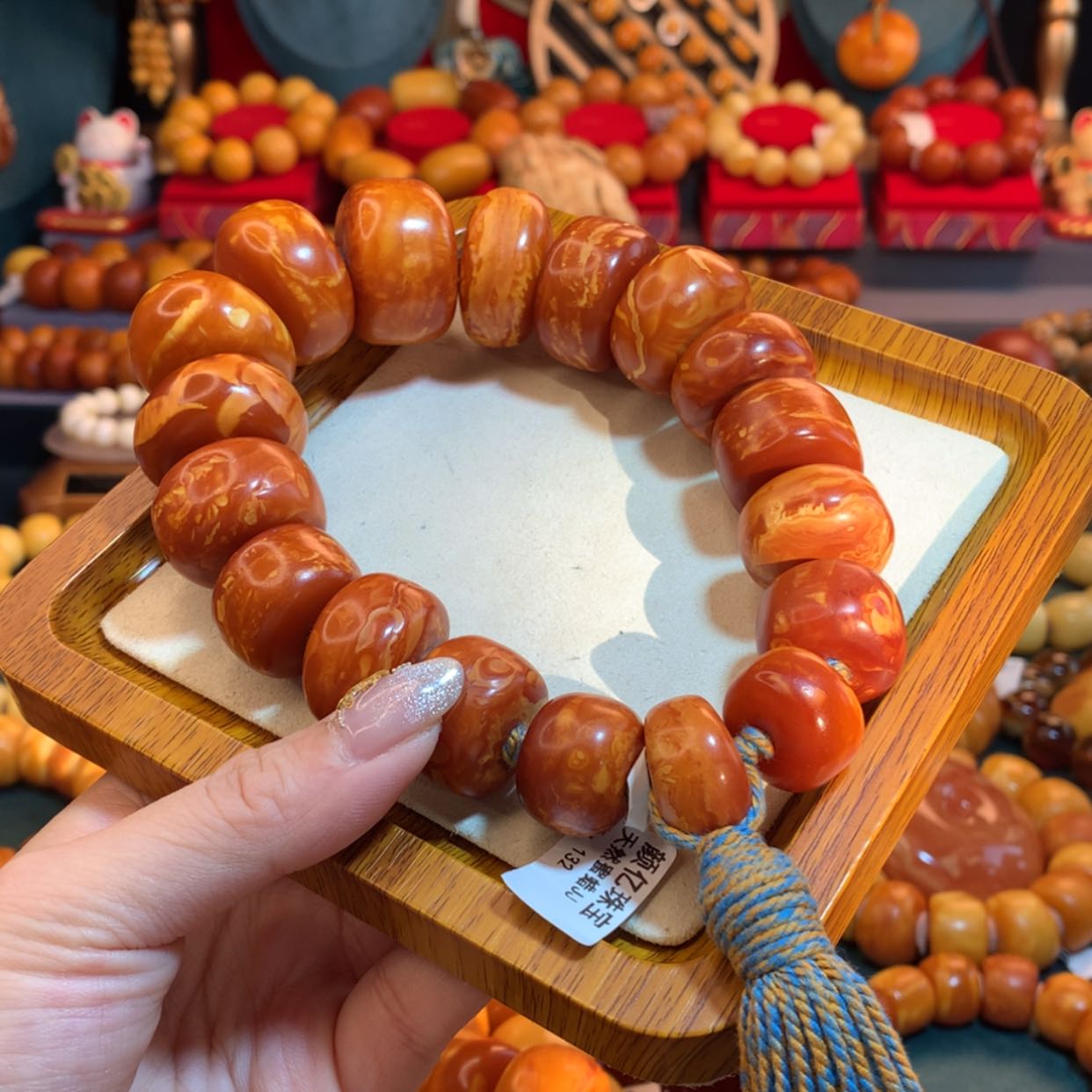 【闪购商品】蜜蜡手链未镶嵌蜜蜡手串