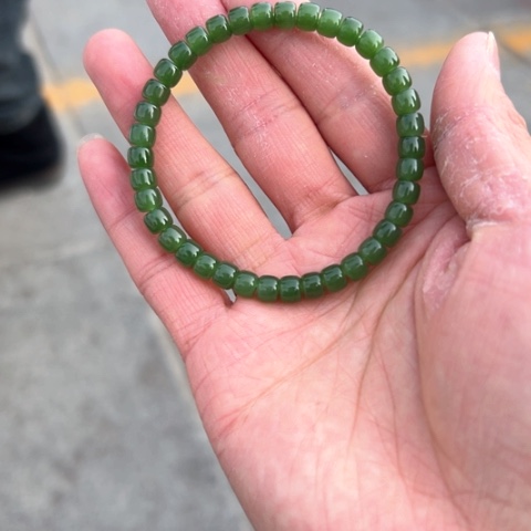 【闪购商品】和田玉（碧玉）手链未镶嵌