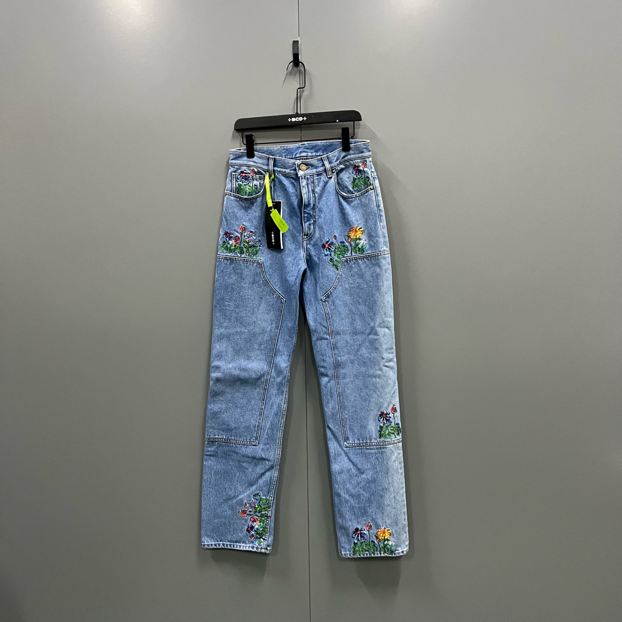 99新 LouisVuitton/路易威登 (ll) 花卉刺绣牛仔裤 29码/601250