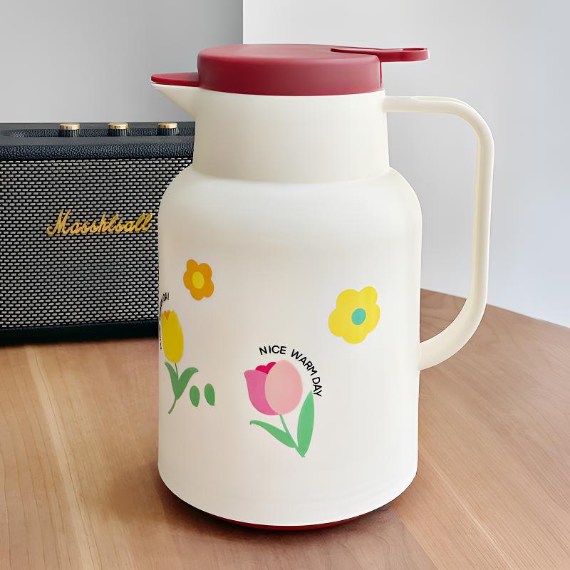 新疆包邮到家大容量保温壶学生宿舍暖水壶玻璃内胆热水瓶便携欧式