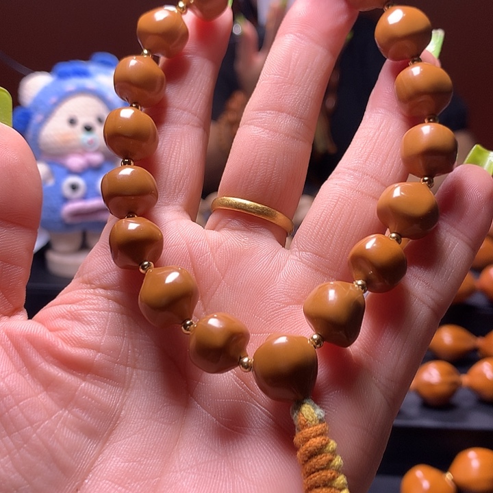 森***到橄榄核手串/手链三花手串8