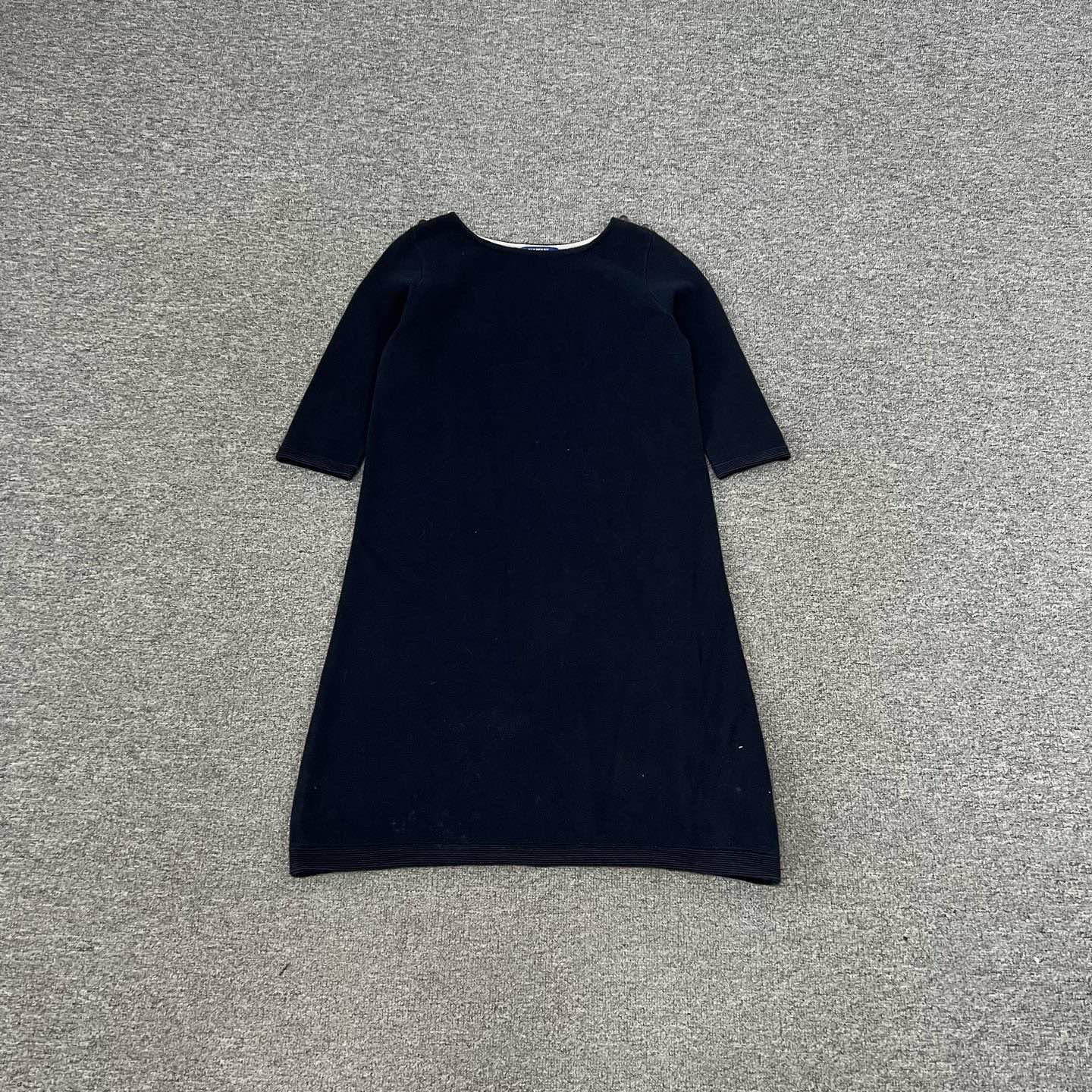 99新 AMIPARIS 博柏利 藏青色 针织 连衣裙 38码