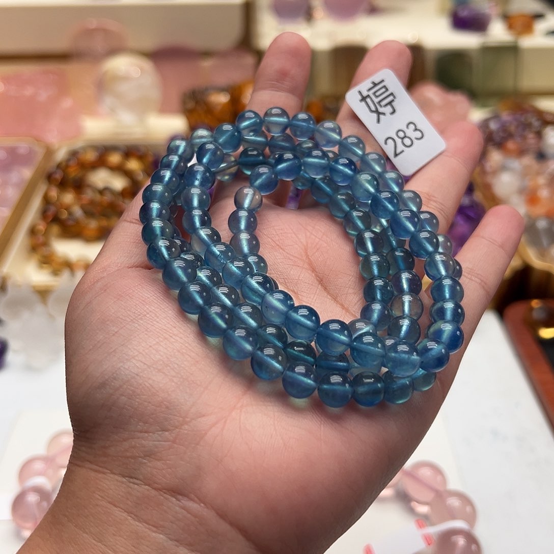 水晶手链未镶嵌海蓝宝