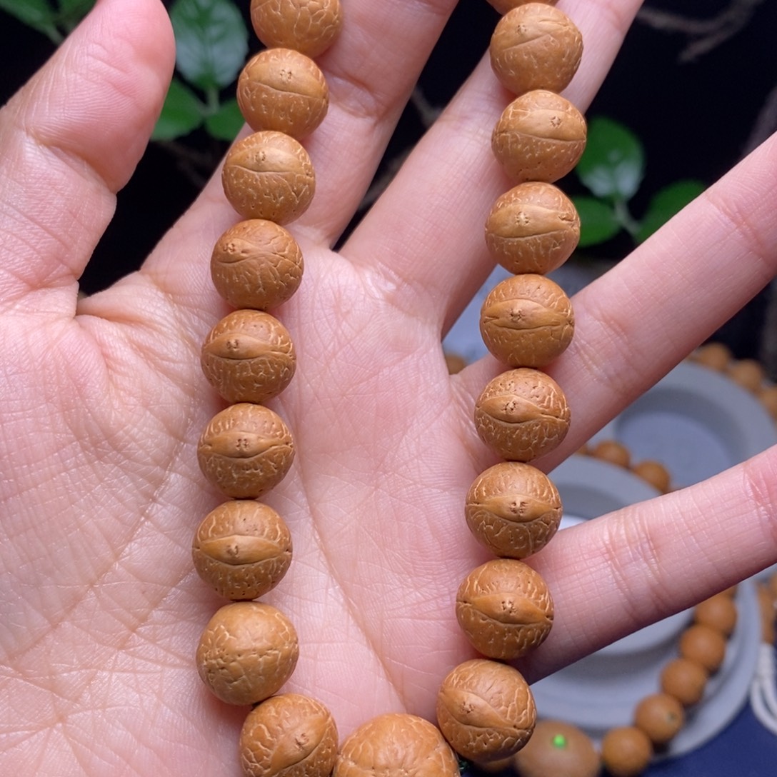 凤眼菩提吊坠12.5手串