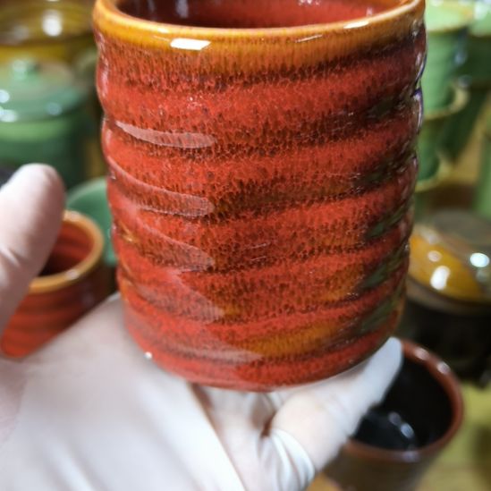 ****草瓷片磁州窑五厂盘碗壶杯有瑕疵