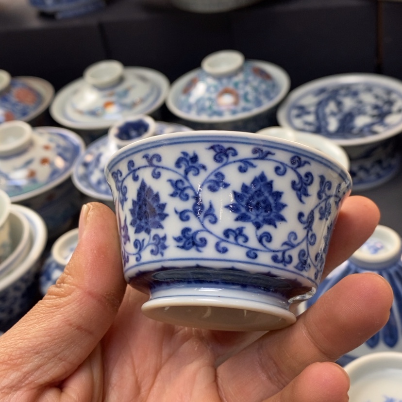 【闪购商品】景德镇青花主人杯