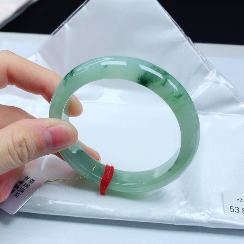 【闪购商品】翡翠手镯未镶嵌天然缅甸a货手镯53+