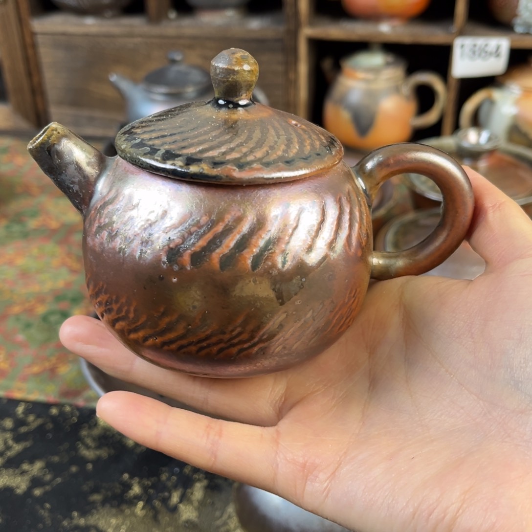杯柴烧茶器细陶壶