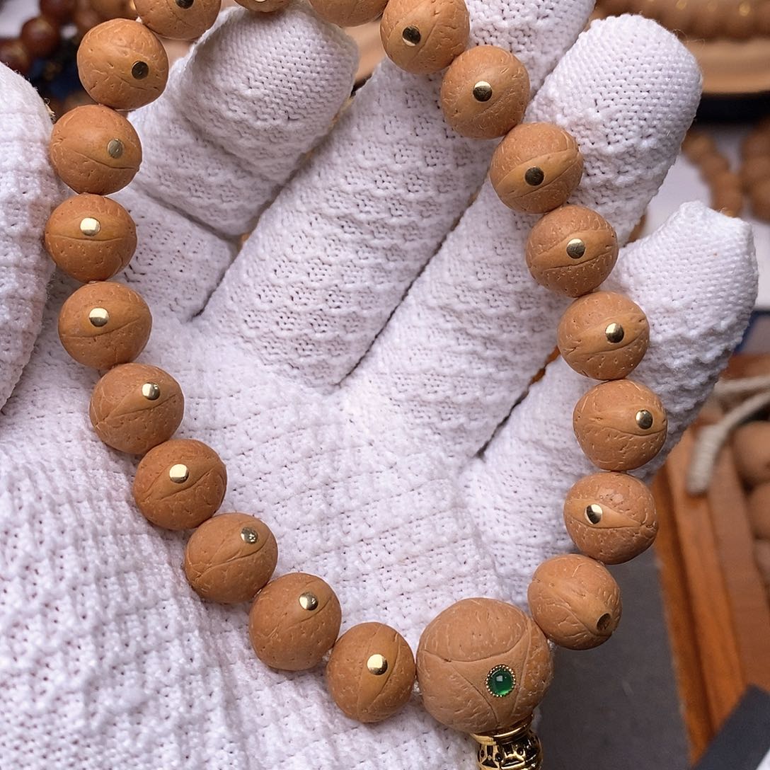 凤眼菩提手串镶嵌凤眼