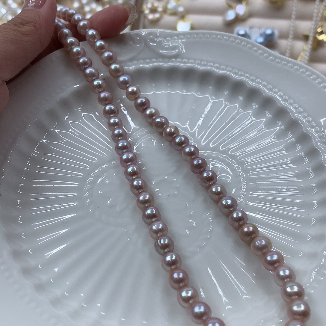 淡水珍珠6-7未镶嵌w25项链
