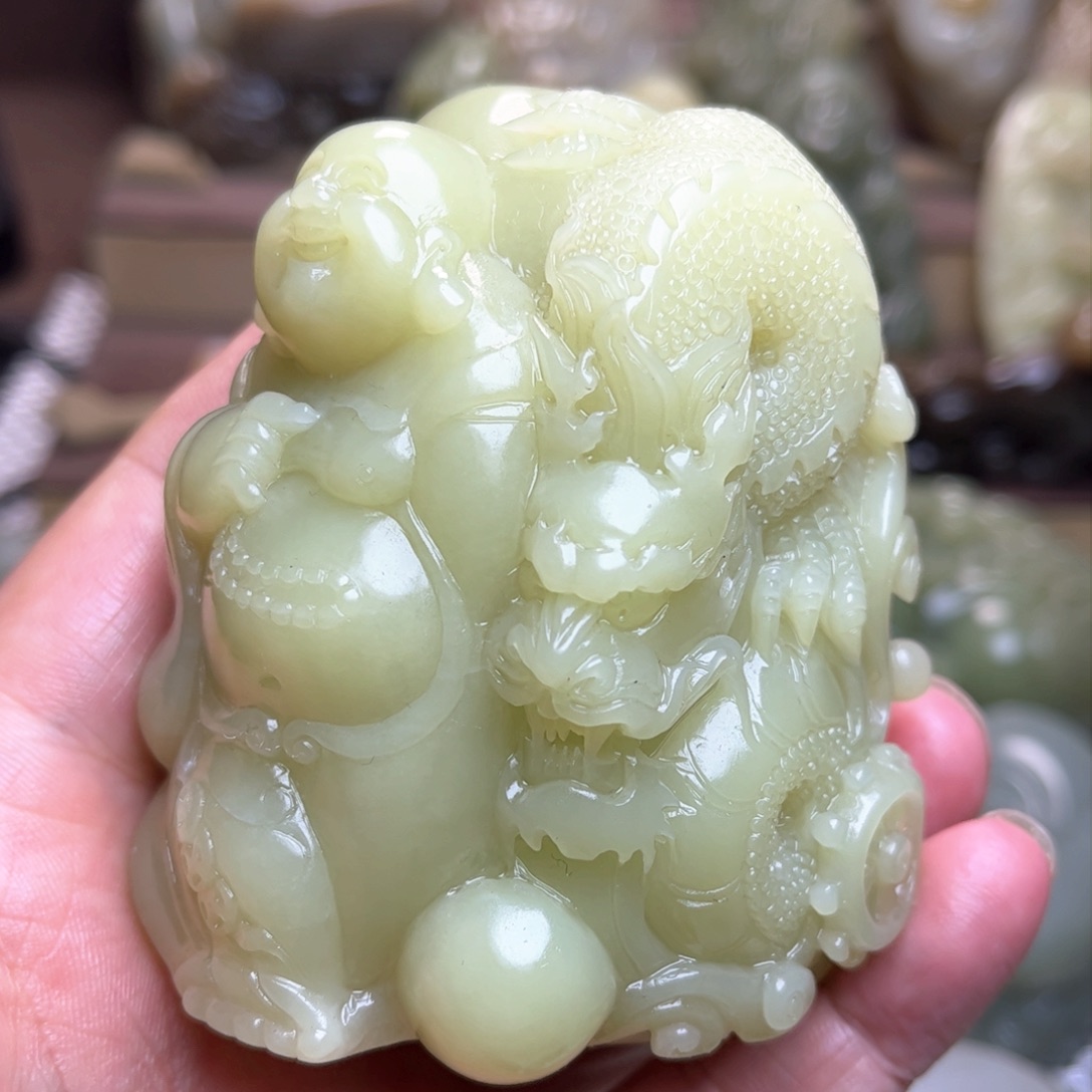 和田玉把件未镶嵌