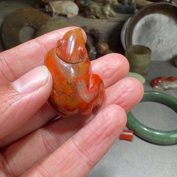 玛瑙/玉髓车挂未镶嵌闻*