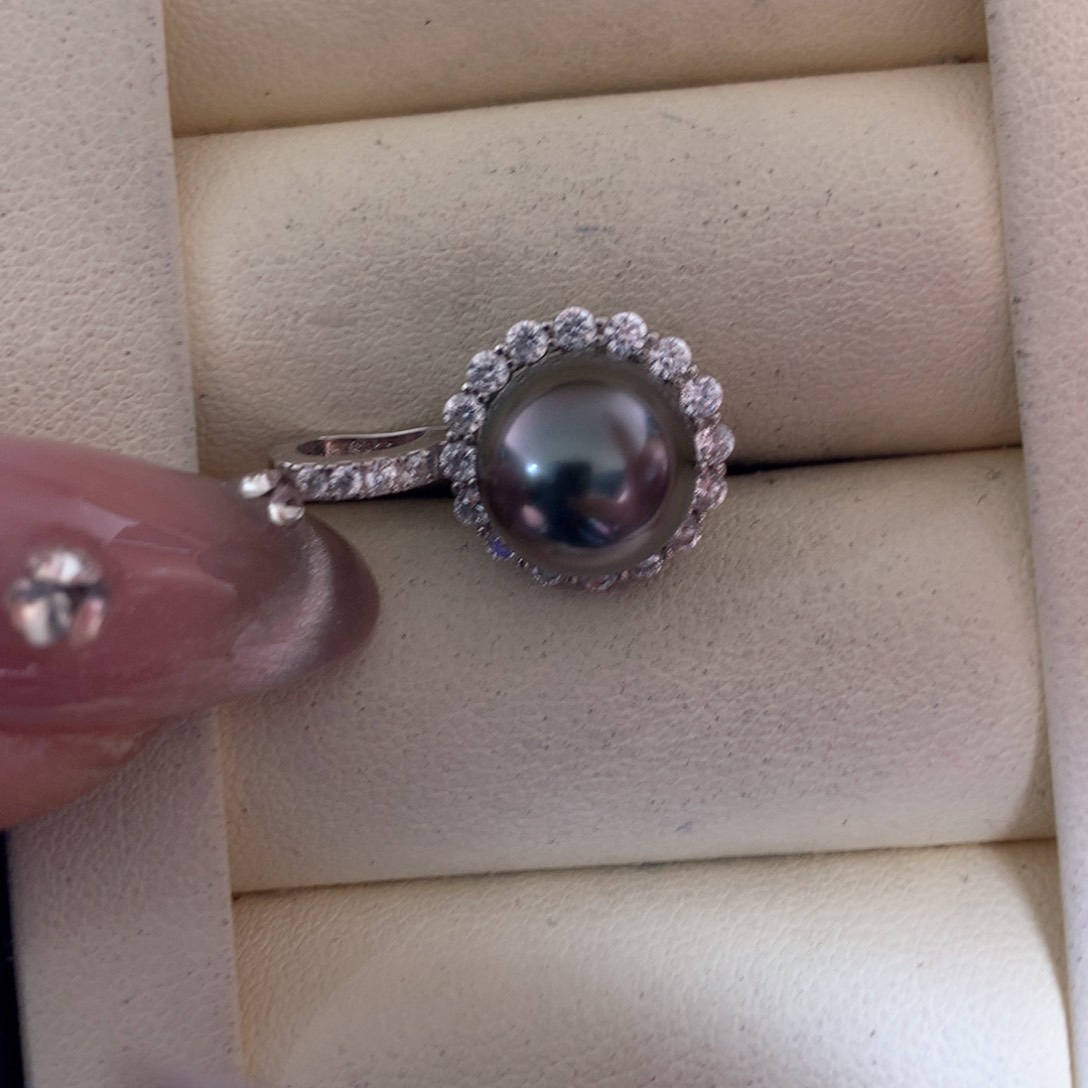 海水珍珠颈饰银S925镶嵌