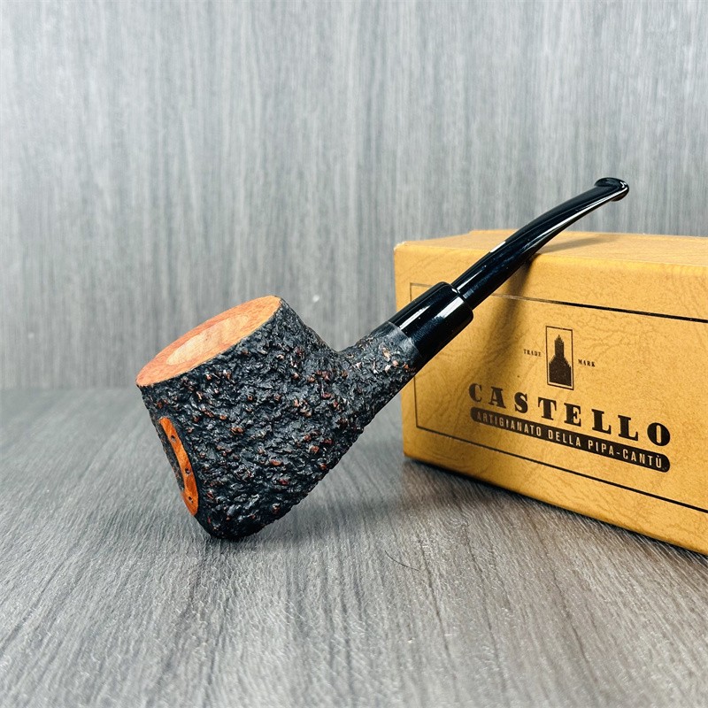 意大利Castello卡斯特罗手工石楠木烟斗 海盐系列KKKK 喷砂55斗
