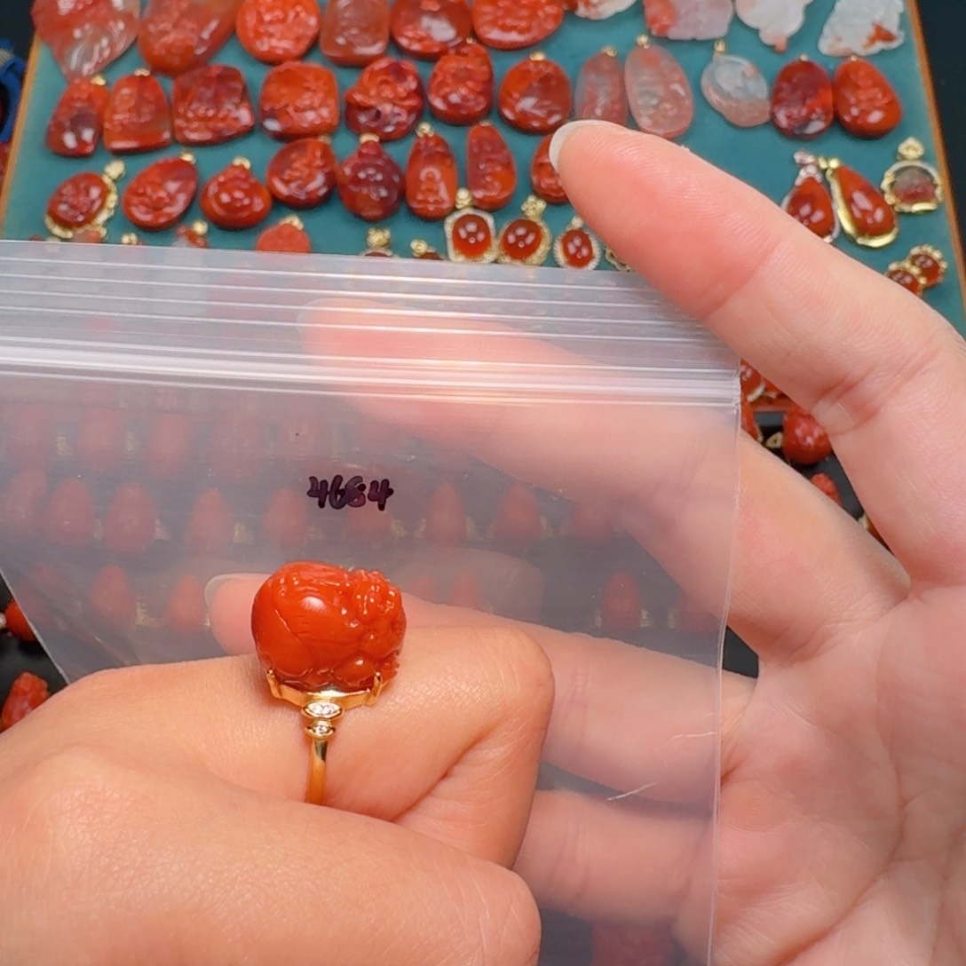 南红玛瑙南红银S925镶嵌