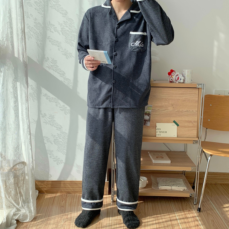 【男款系列】编号301-399冬季男士德绒睡衣家居服舒适保暖羊绒套装