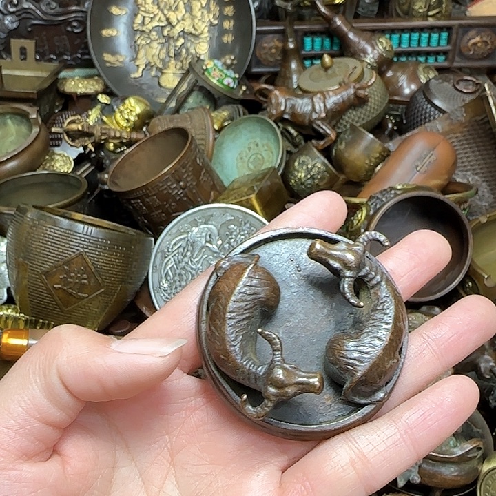 铜材质文玩客厅家具摆件