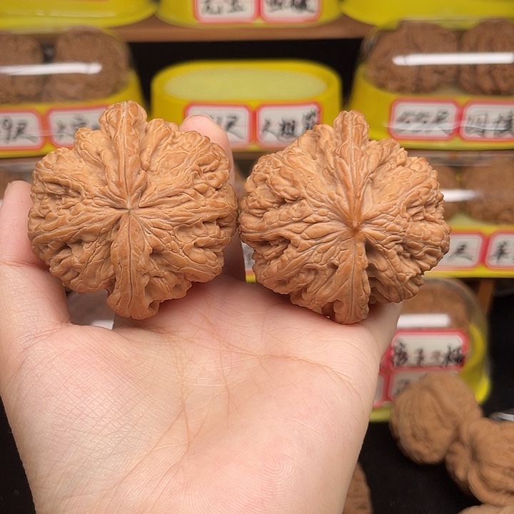 张***翊文玩核桃把件9号51尺全品大粗筋