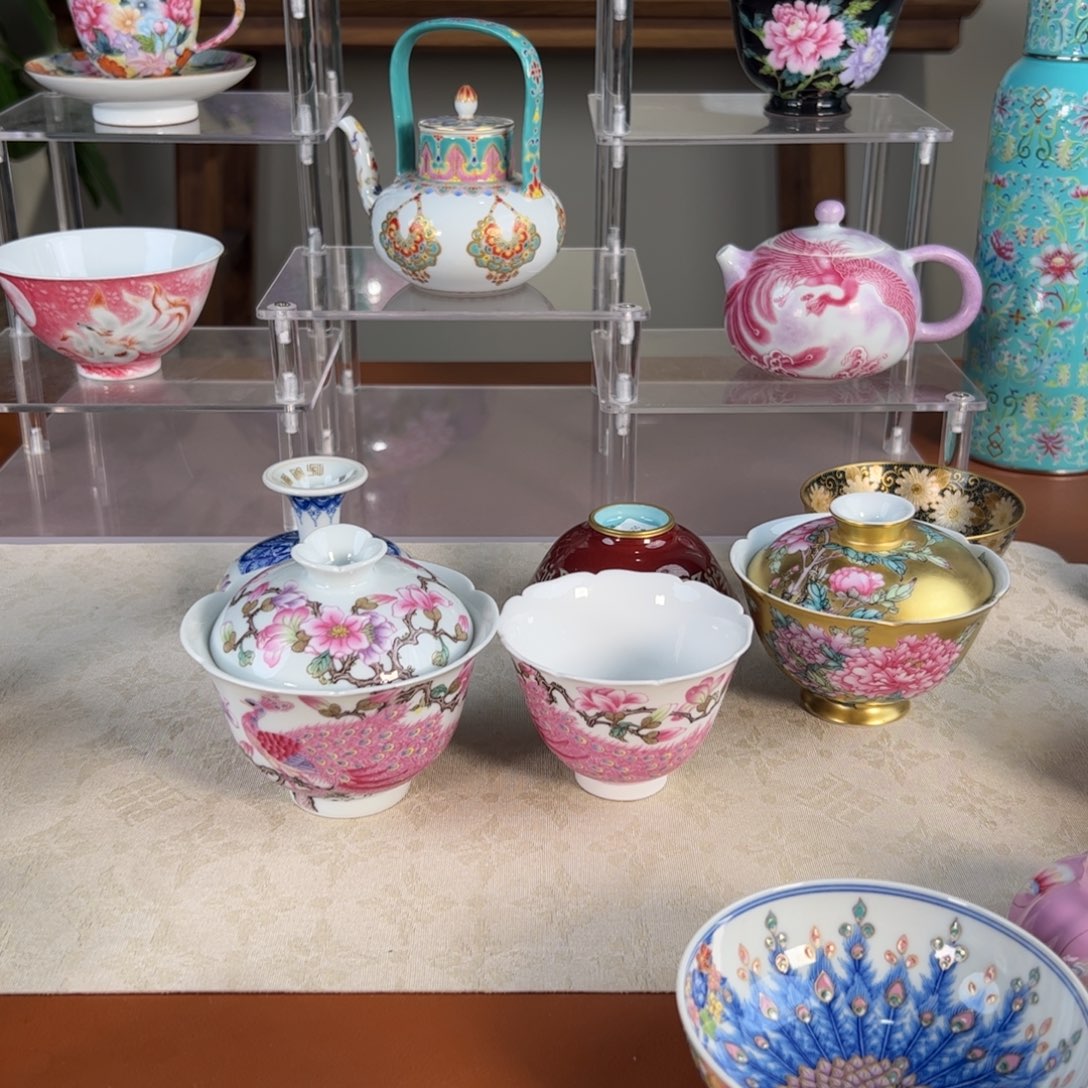 乐***?纯手工手绘 高端茶器