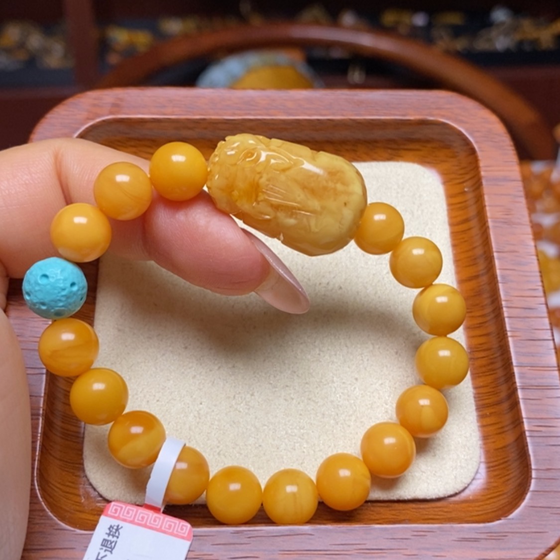 【闪购商品】蜜蜡手链未镶嵌手串