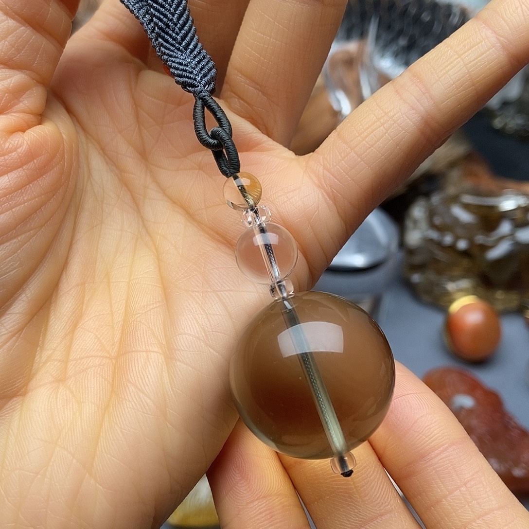 水晶颈饰未镶嵌吊坠