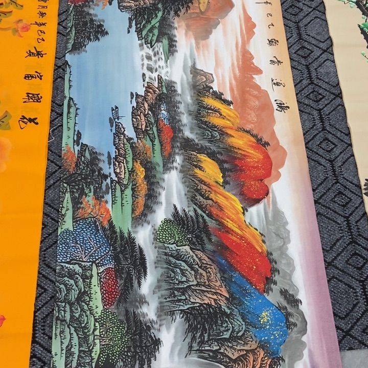枕书斋画廊的直播间