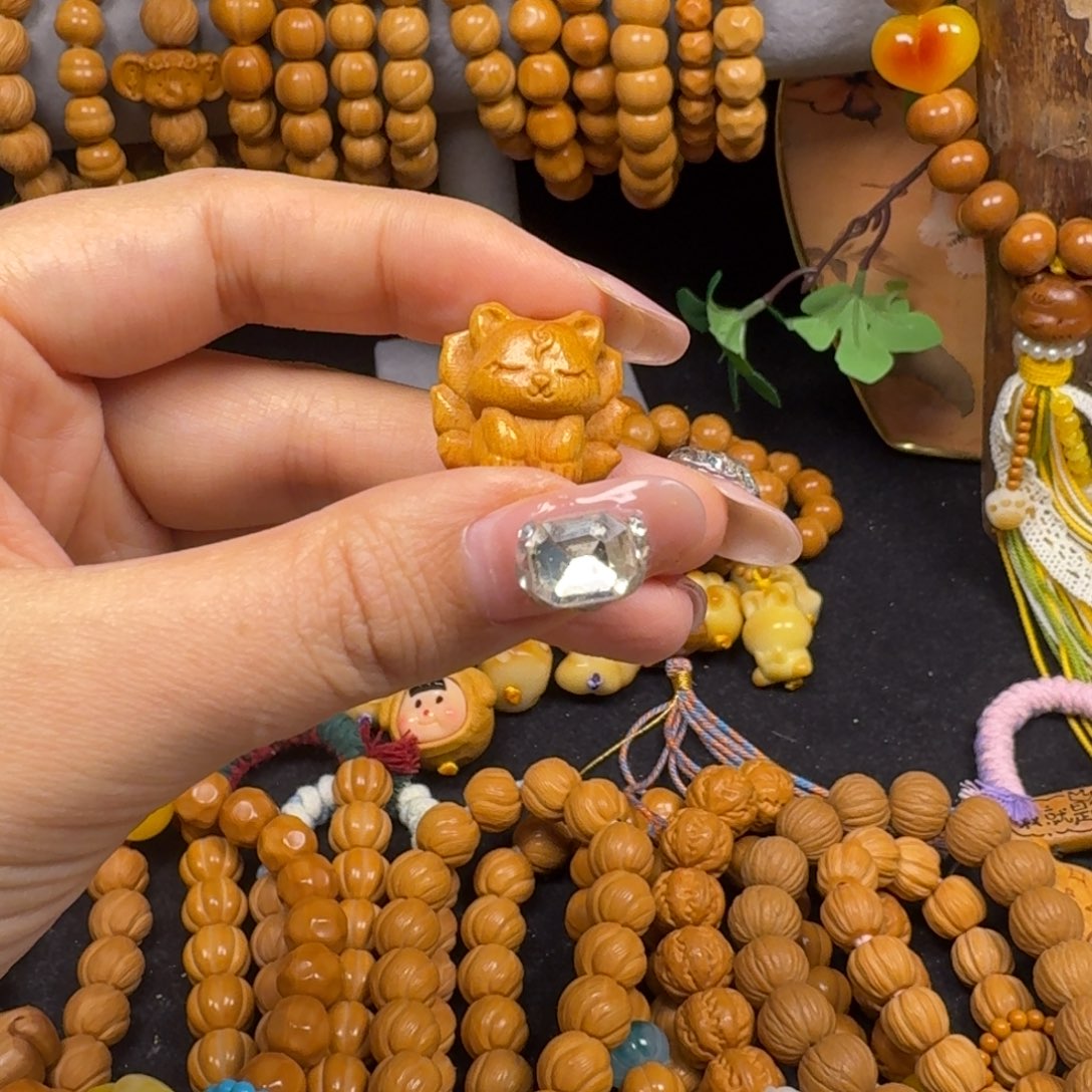 叽***咕核桃手串/手链小配饰九尾