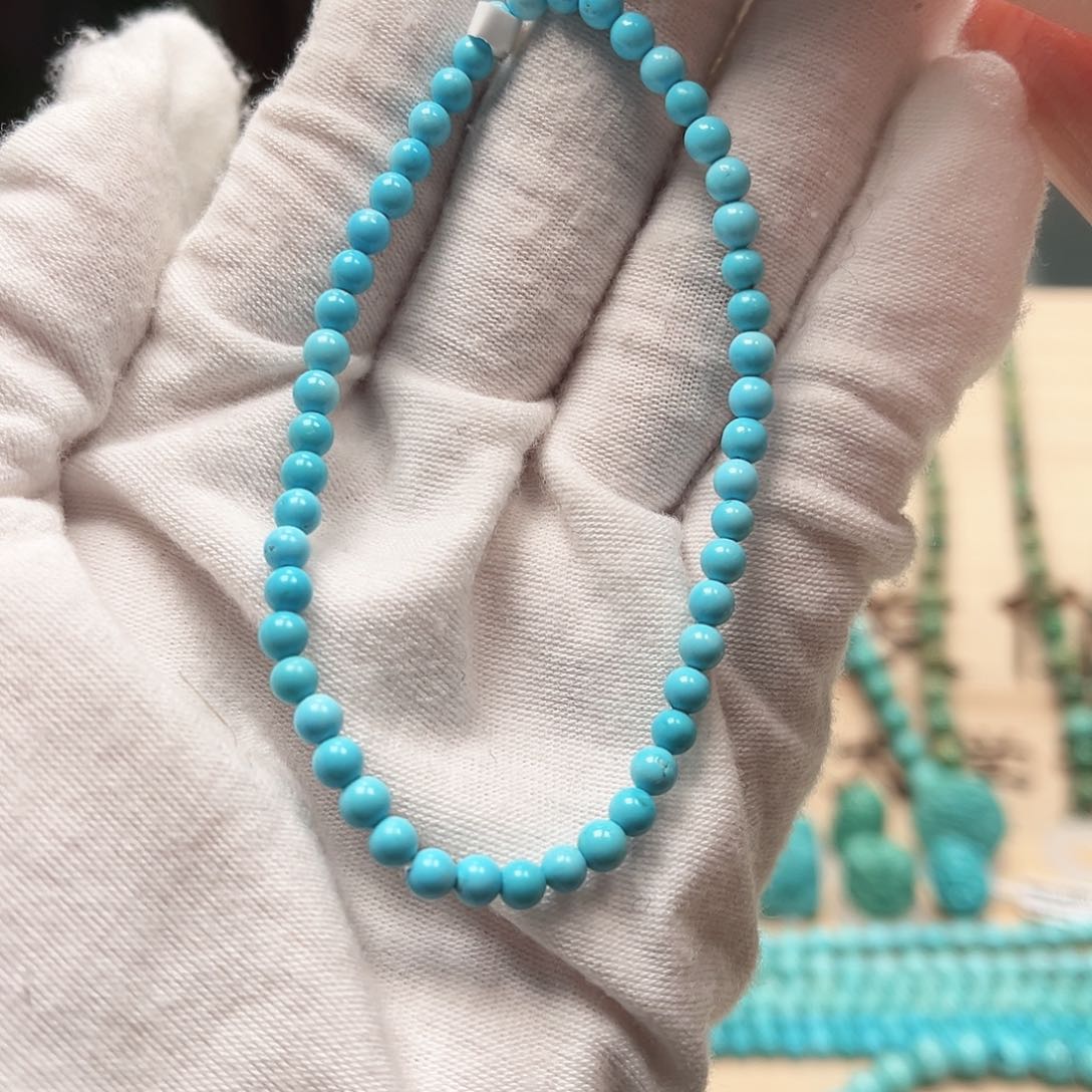 绿松石圆珠未镶嵌