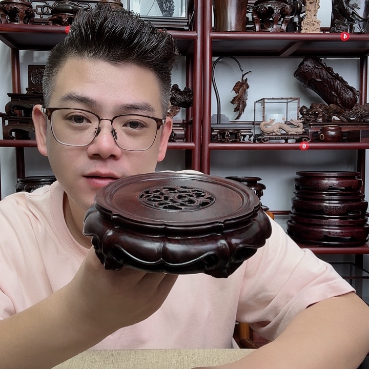 微凹黄檀工艺品底座