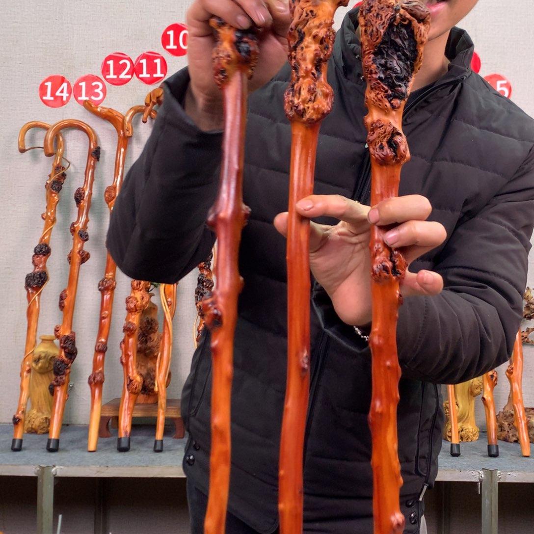 黑果木三支一起天然实木带自然纹裂介意勿拍