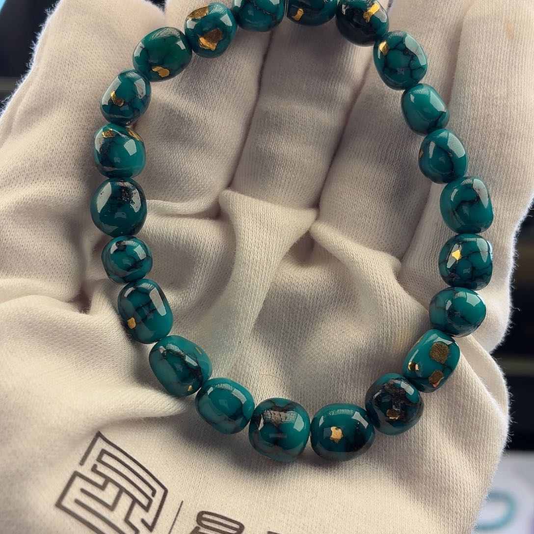 绿松石未镶嵌挂件8mm