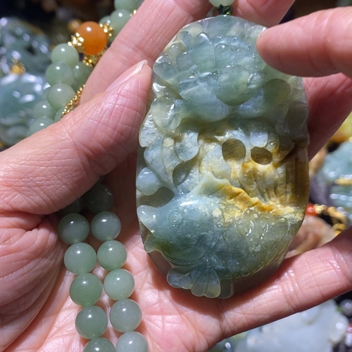 岫玉岫玉吊坠未镶嵌