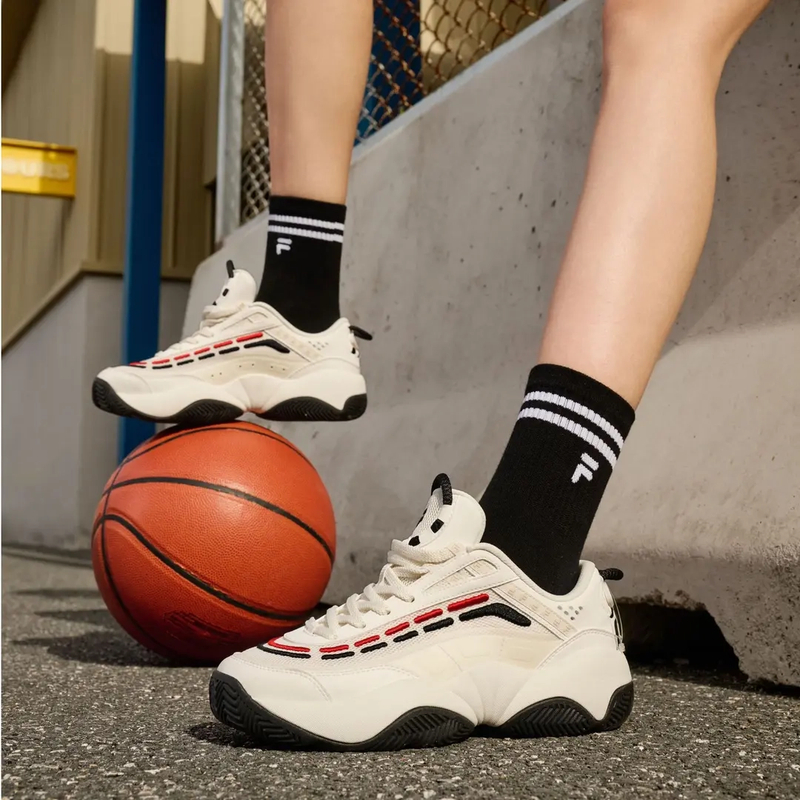 FILA FUSION【火焰鞋】男女款夏季透气潮流休闲运动鞋T12W533203F