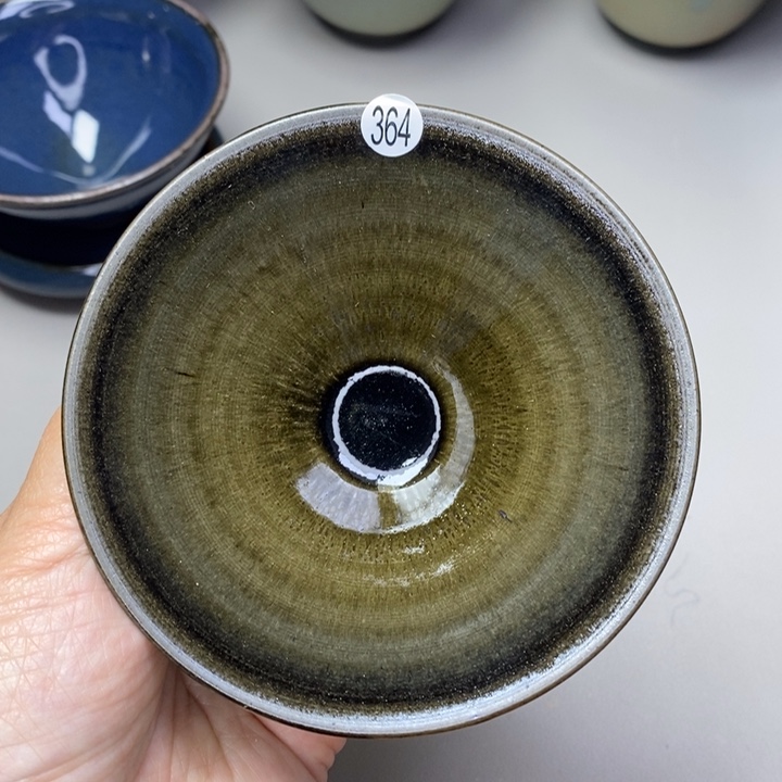 茶盏建窑建盏柴烧主人杯