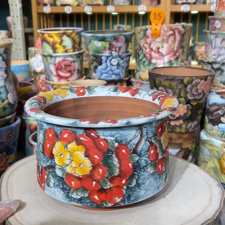 红陶景德镇艺术手绘作品