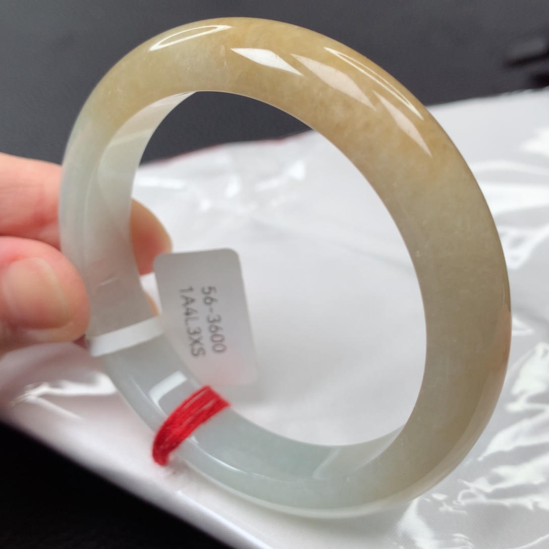 【闪购商品】翡翠手镯未镶嵌41号正圈