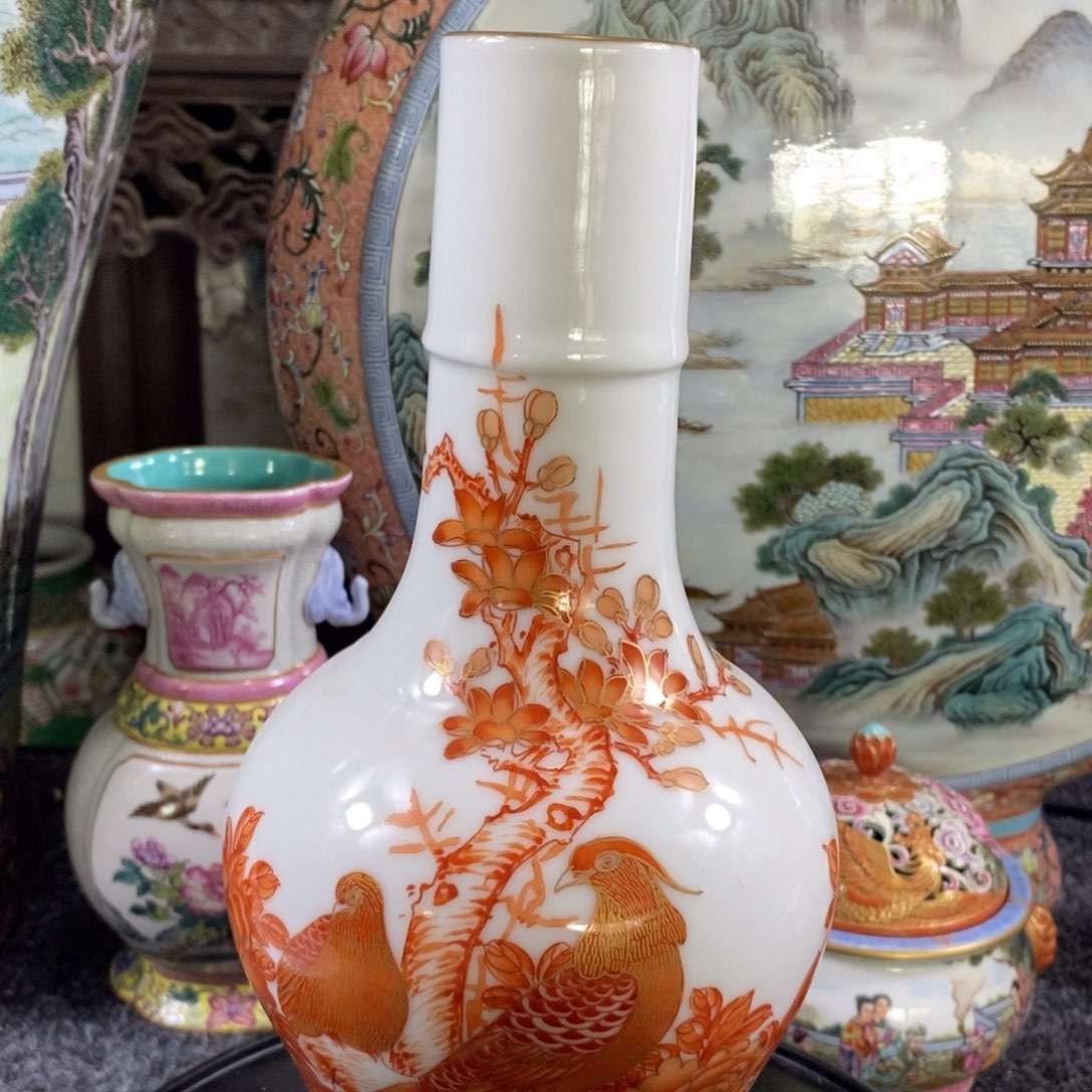 其他陶手工手绘陶瓷摆件工艺品